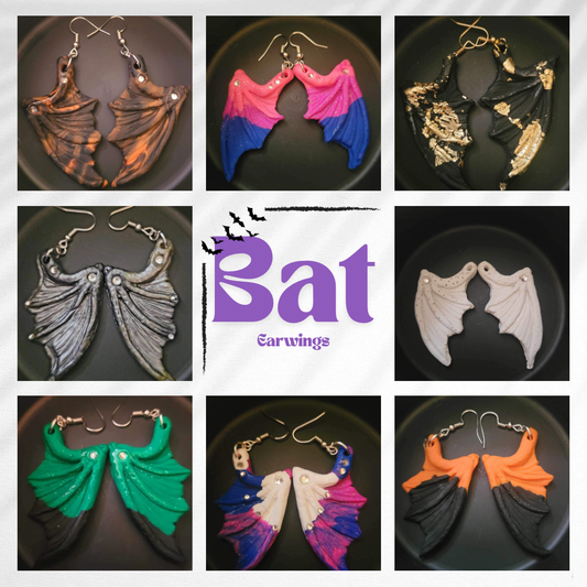 Bat Earwings